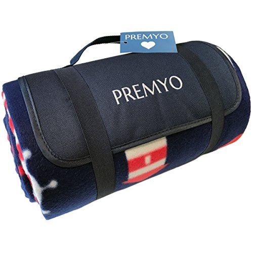 PREMYO Picknickdecke Wasserdicht 200x200 cm XXL Strand ...