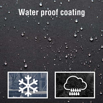 Ultranatura Schutzhülle, für Ampelschirm passend für 2m, 3m, 3,5m Durchmesser, Sonnenschirm-Hülle, UV-Schutz, durchgängiger Reißverschluss und Boden Kordelzug, aus Oxford 600D, wetterfest - 5