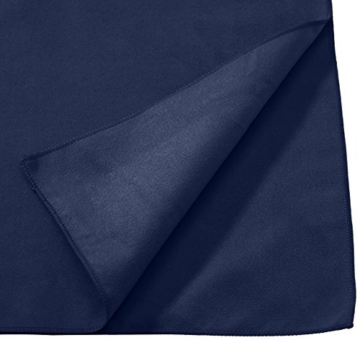 AmazonBasics Mikrofaser Badetuch , Schwarz/Blau, 180 x 90 cm - 2