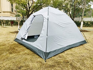 Climecare Kuppelzelt 2-3-4 Personen, Zelte 3 Jahreszeiten Kuppelzelt Outdoor Campingzelt Iglu-Zelt,doppelschichtig Wasserdichtes, 210x210x135cm - 3