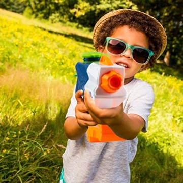 infinitoo Wasserpistole Spritzpistolen 1L, Water Gun Spielzeug für Kinder Water Blaster Badespielzeug Strandspielzeug Erwachsener(Wasser oder Eiswürfel hinzufügen) - 6