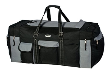 Campito Reisetasche, 80cm lang, 130 Liter, schwarz-grau - 2