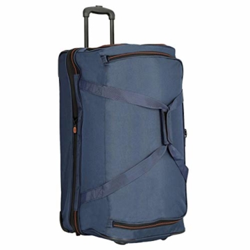 travelite 2-Rad Trolley Reisetasche Gr. L mit Dehnfalte, Gepäck Serie BASICS: Weichgepäck Reisetasche mit Rollen mit extra Volumen, 096276-01, 70 cm, 98 Liter (erweiterbar auf 119 Liter) schwarz - 8