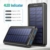 Trswyop Solar Powerbank 26800mAh, Solar Ladegerät 【3 Eingang mit Type C】 Power Bank USB-C Hohe Kapazitat Externer Akku mit 2 Ausgängen Tragbares Solar Akkupack für iPhone,iPad, Samsung, Huawei mehr - 3