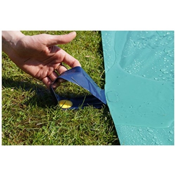 TEAM MAGNUS Wasserrutsche XXL (950x160cm) - Slip und Slide aus strapazierfähigem 0.22mm PVC - 7