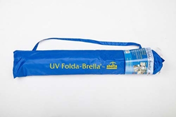 Banz Sun Shade Faltbarer Sonnenschirm Foldabrella, Blau und Silber, 75 x 12 x 12 Zentimeter - 1