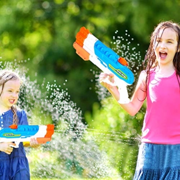 Sunshine smile 4er Düsen Wasserspritzpistole Wasserpistole Wasserspritze Mini Schaumstoff Spritzpistole für Kinder als Mitgebsel - 7