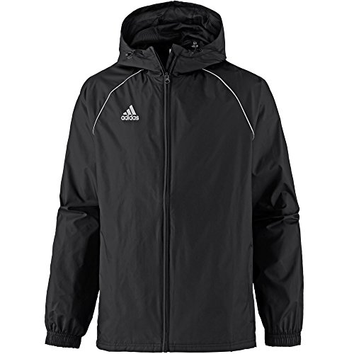 Adidas Herren CORE18 RN JKT Sport Jacket, Black/White, L - Solboy.com