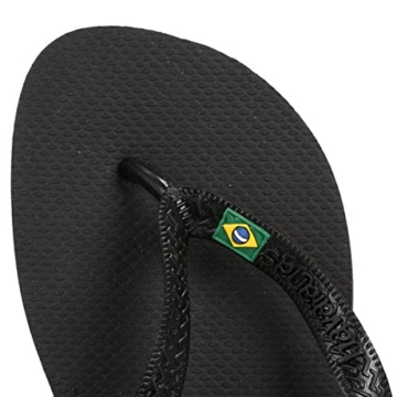 Havaianas Unisex-Erwachsene Brasil Zehentrenner, Schwarz (Black), 43/44 EU - 6