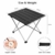 Linkax Tragbar Klapptisch Aluminium Campingtisch mit Tragetasche, Maximale Belastung 30 kg für Camping Picknick, Strand, Garten Grill - 7