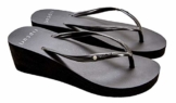 Rip Curl Avalon Damen Zehentrenner Eva,Frauen,leicht,weich,Flipflops,Zehentrenner,Keilabsatz,elegant,Black,41 - 1