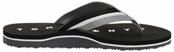 Tommy Hilfiger Damen Tommy Loves NY Beach Sandal Zehentrenner, Schwarz (Black 990), 39 EU - 8