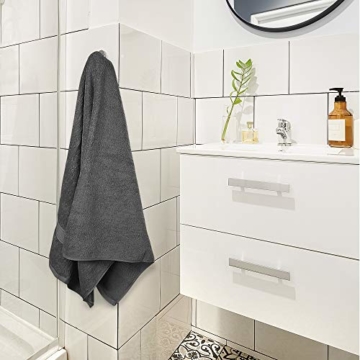 Utopia Towels - 4er Pack Badetuch Set Badetücher aus Baumwolle 600 g/m² - 69 x 137 cm (Grau) - 8