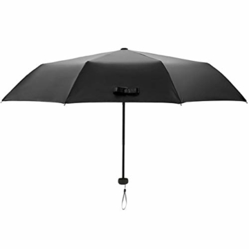 Volles Licht abschirmende Doppelsonnenschirm-Regenschirm Falten 3 Tragbare Rainy Regenschirme Sonnenschirm Folding Sonnenschirm - 5
