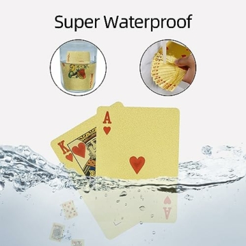 CCLIFE Spielkarten 2 Decks Pokerkarten Playing Cards Profi Poker Wasserdichtes Plastik - 3