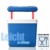 BigDean Kühlbox 24 Liter blau/weiß - Isolierbox mit bis zu 11 Std. Kühlung - Thermobox aus Kunststoff - Outdoor Kühltasche für Camping, Grillen, Picknick & Garten - 4